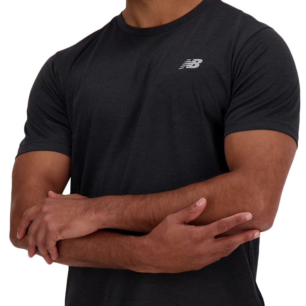 CAMISETA NEW BALANCE ATHLETICS RUN MASCULINA - Visualizacao 4