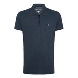 CAMISA POLO VESTE PALMEIRAS MESCLA VISTA MASCULINA - MARINHO G