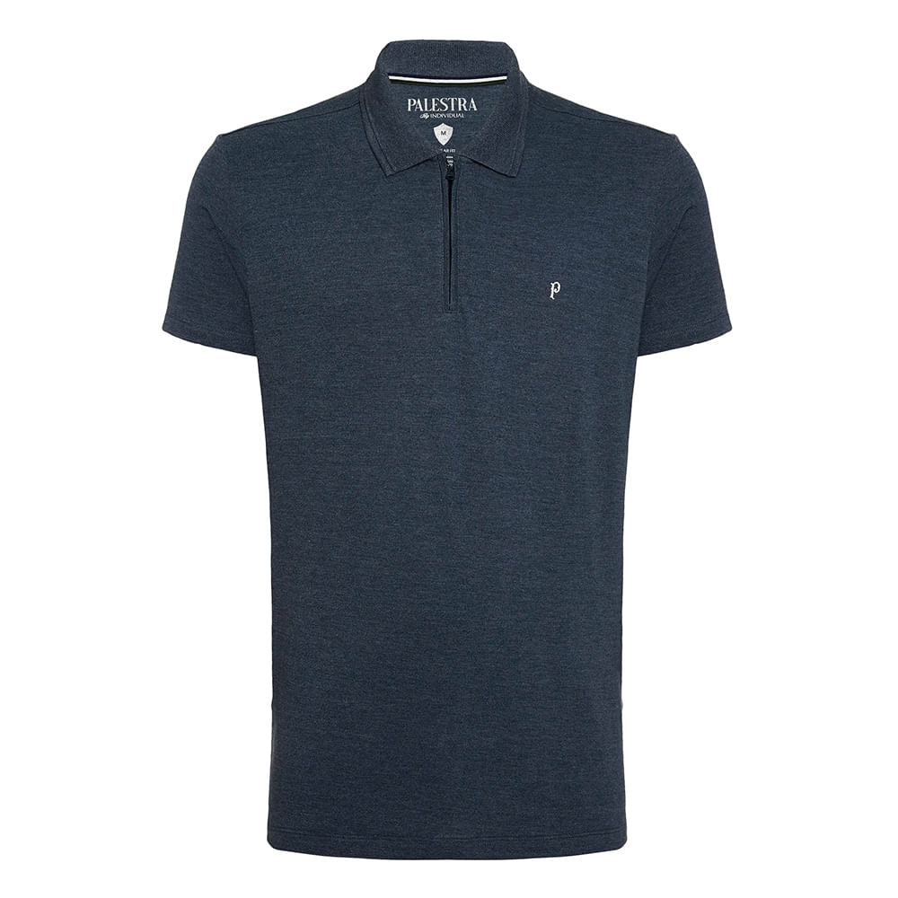 CAMISA POLO VESTE PALMEIRAS MESCLA VISTA MASCULINA - Visualizacao 1